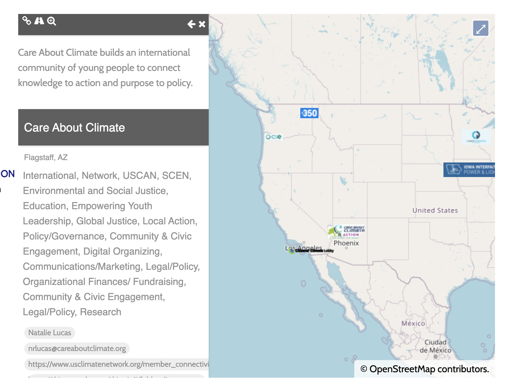 Care About Climate Example